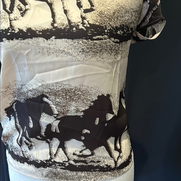 Cherrydress Galloping Horses Women's Graphic Top, medium - Picture 3 of 6